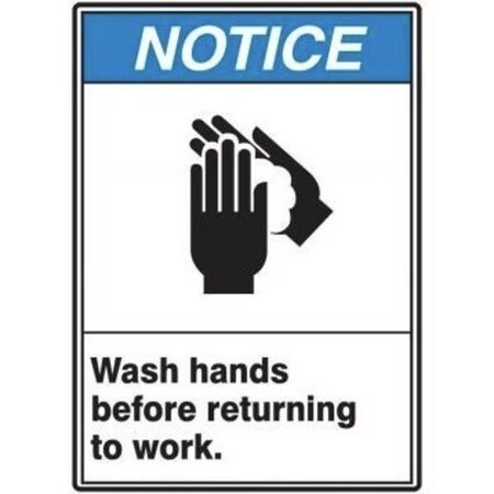 Accuform OSHA NOTICE SAFETY SIGN CONSTRUCTIO MADM644XP MADM644XP